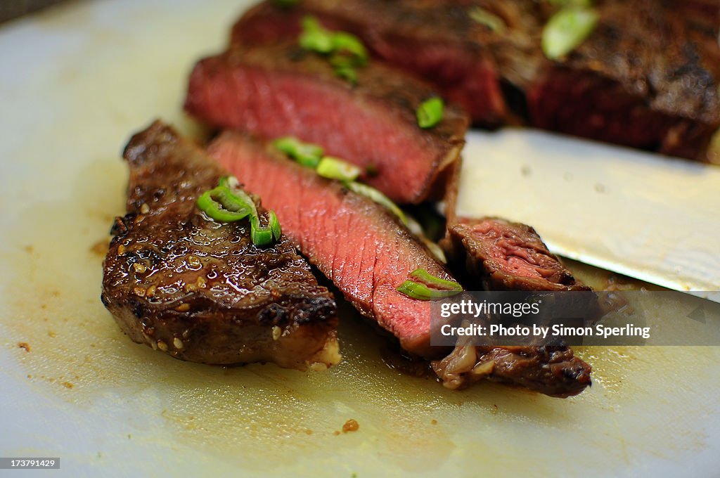 Rib eye steak