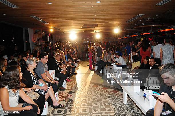 General view during Peroni Emerging Designer Series presented by Fashion Group VENUE] on July 17, 2013 in Miami, Florida.
