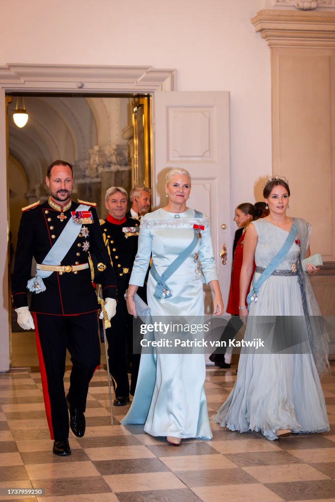 Gala Dinner For Prince Christian Of Denmark On His 18th Birthday In Copenhagen