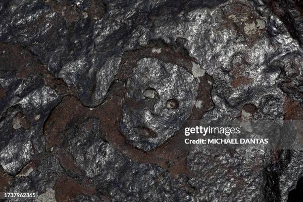 Ancient rock carvings that reappeared in the region of the Lajes Archaeological Site due to the severe drought affecting the region's rivers are...