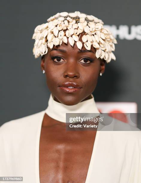 Lupita Nyong'o at the GO Campaign Annual GO Gala held at Citizen News LA on October 21, 2023 in Los Angeles, California.