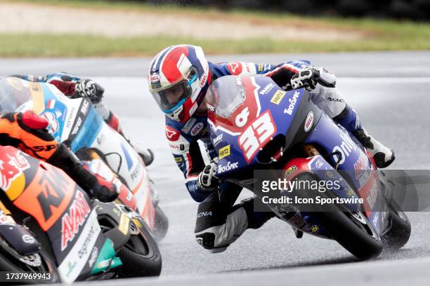 Rory of GBR on the OnlyFans American Racing KALEX during the Australian MotoGP at the Phillip Island Grand Prix Circuit on October 22, 2023 in...