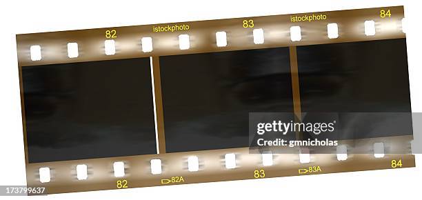 negative film strip - out of frame stockfoto's en -beelden