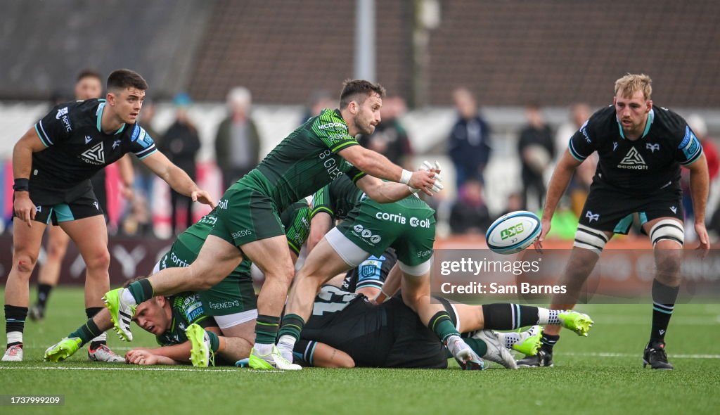 Galway , Ireland - 21 October 2023; Caolin Blade of Connacht during ...