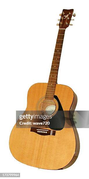 acoustic gitarre - guitar isolated stock-fotos und bilder