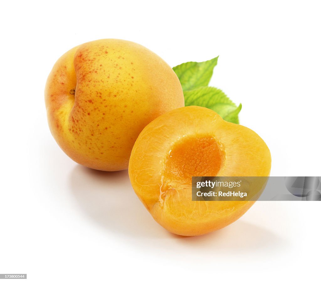 Apricots with Leafs