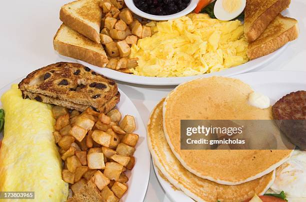 breakfast - raisin toast stock pictures, royalty-free photos & images