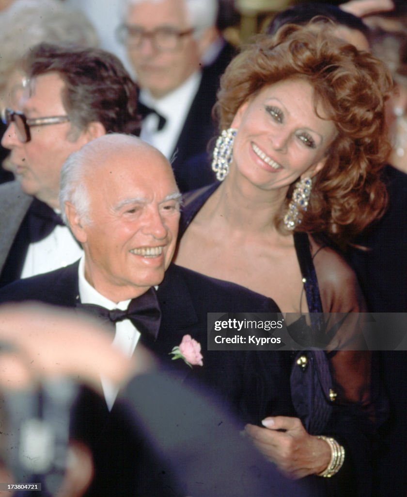 Carlo Ponti And Sophia Loren