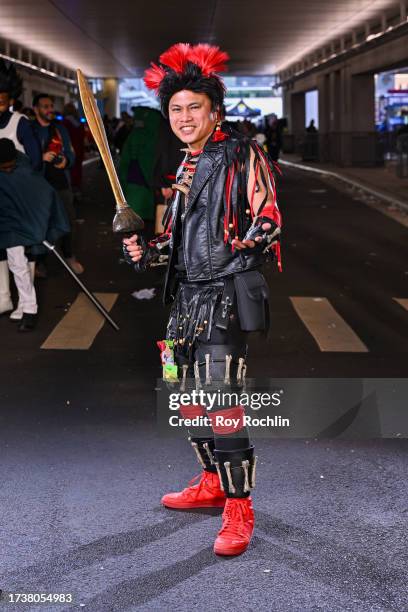 Cosplayer poses as Rufio during New York Comic Con 2023 - Day 4 at Javits Center on October 15, 2023 in New York City.