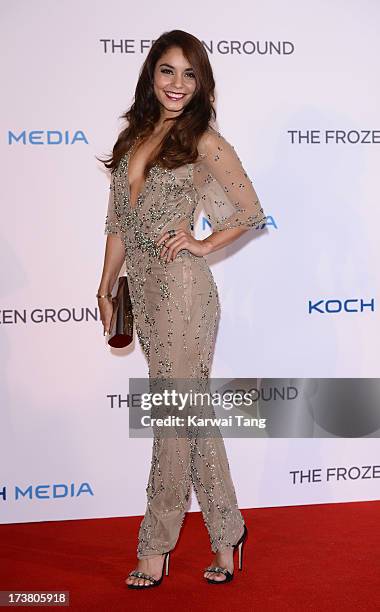 Vanessa Hudgens attends the UK Premiere of 'The Frozen Ground' at Vue West End on July 17, 2013 in London, England.