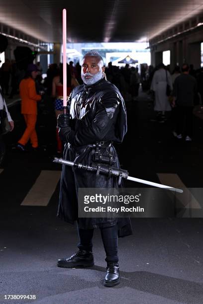Cosplayer posing as an original Star Wars character attends New York Comic Con 2023 - Day 4 at Javits Center on October 15, 2023 in New York City.