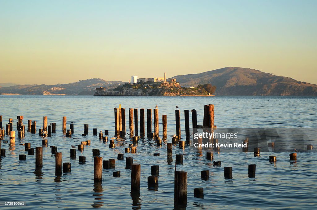 Alcatraz at sunrise