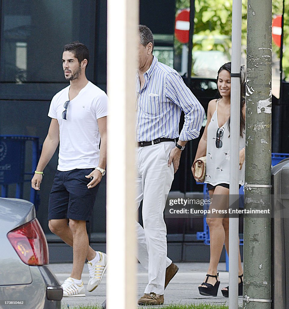 Real Madrid Football Player 'Isco' Sighting In Madrid - July 17, 2013