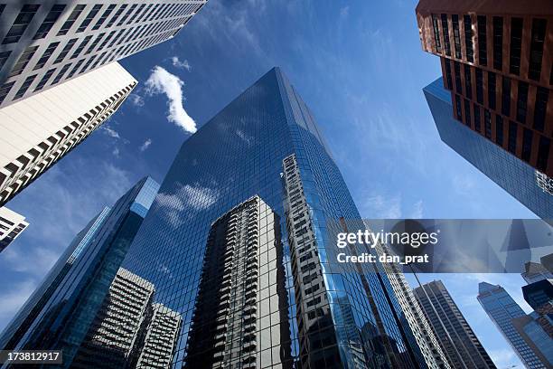 skyscrapers - downtown calgary stock pictures, royalty-free photos & images