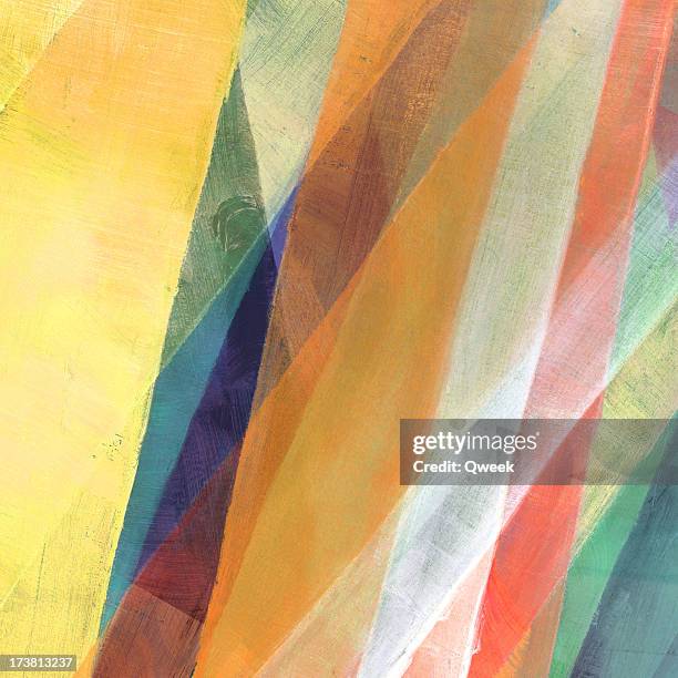 diagonal painted abstract - overlapping squares texture stock pictures, royalty-free photos & images