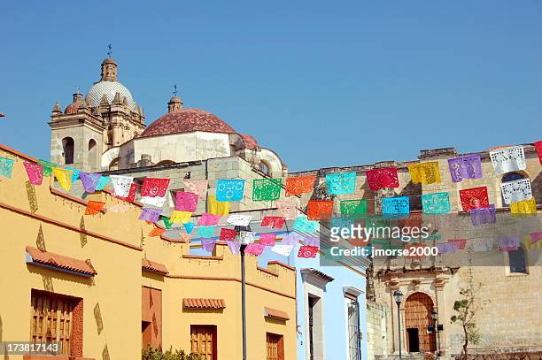 the beautiful, colorful city of oaxaca - oaxaca stock pictures, royalty-free photos & images