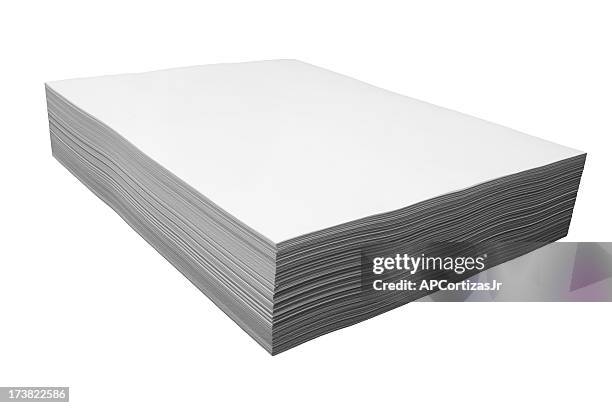 ream of letter size white paper - ream of paper stock pictures, royalty-free photos & images