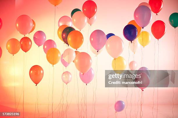 saturated ballons - opening ceremony stock pictures, royalty-free photos & images