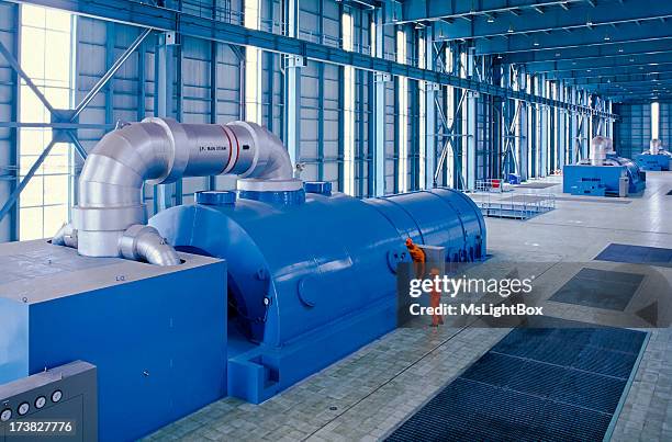 industria petrolifera - generatore elettrico foto e immagini stock