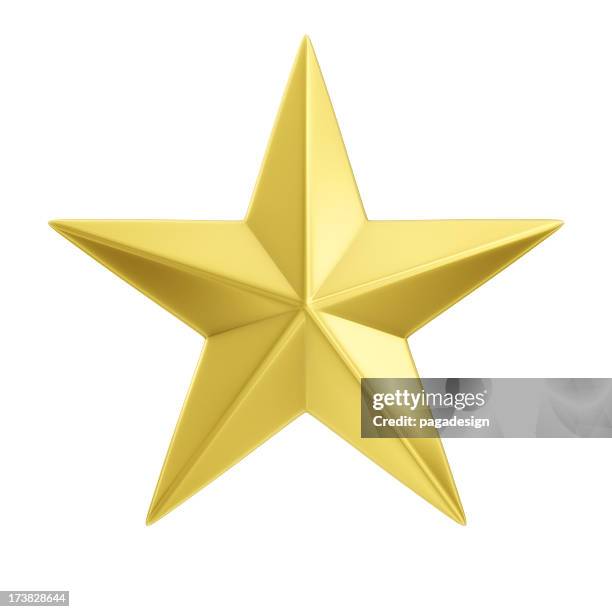 gold star - 3d stars stock pictures, royalty-free photos & images