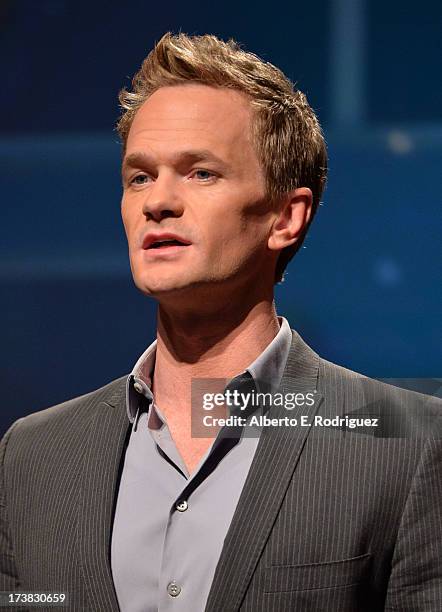 Actor Neil Patrick Harris announces the nominees for the 65th Primetime Emmy Awards nominations at the Television Academy's Leonard H. Goldenson...