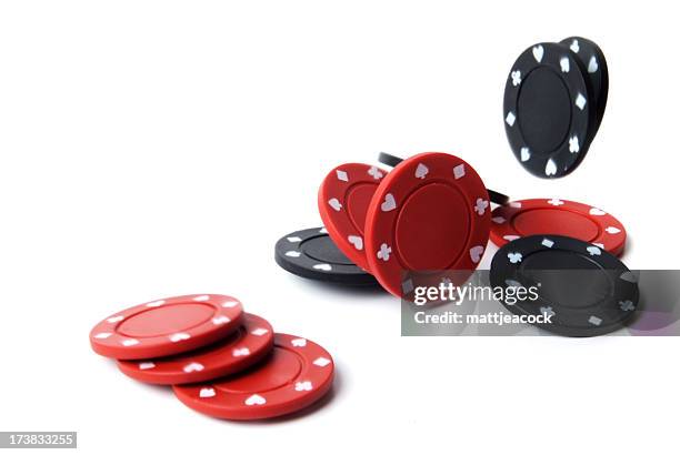 chip di gioco d'azzardo - fiche foto e immagini stock