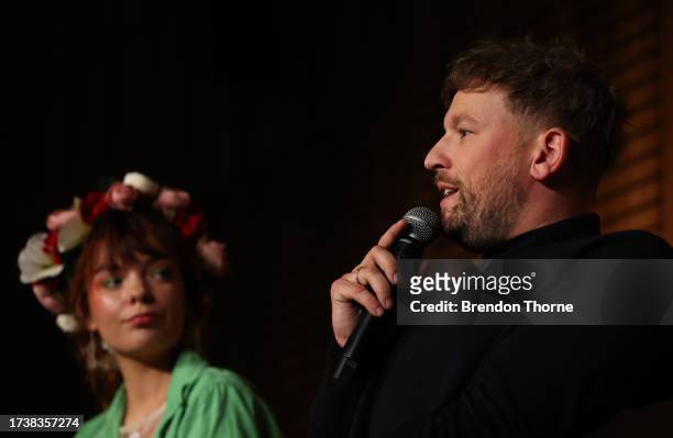Dylan Alcott speaks during the Creating Inclusive Film And TV �– Both Onscreen And Off featured session at SXSW Sydney on October 16, 2023 in Sydney,...