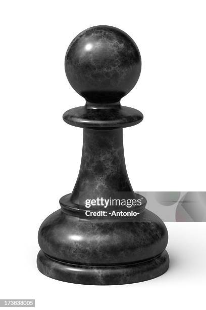 black pawn - chess stock pictures, royalty-free photos & images