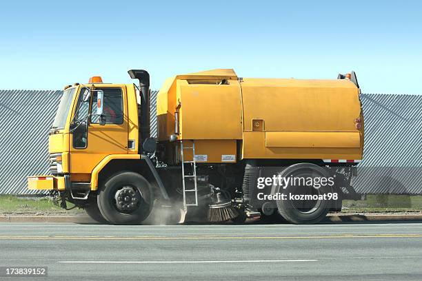 street sweeper - street cleaner stock pictures, royalty-free photos & images