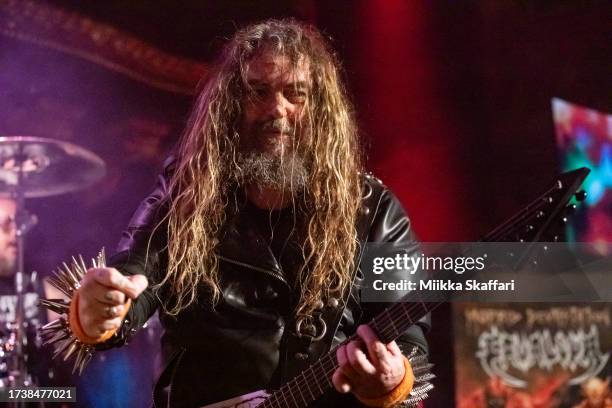 Max Cavalera performs at Great American Music Hall on October 15, 2023 in San Francisco, California.