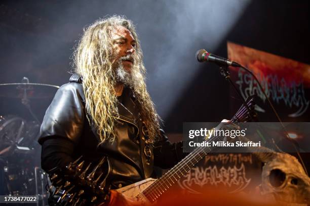 Max Cavalera performs at Great American Music Hall on October 15, 2023 in San Francisco, California.