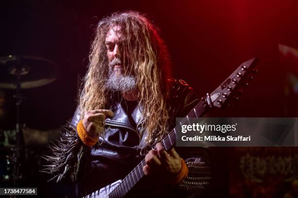 Max Cavalera performs at Great American Music Hall on October 15, 2023 in San Francisco, California.