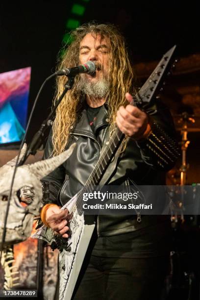 Max Cavalera performs at Great American Music Hall on October 15, 2023 in San Francisco, California.