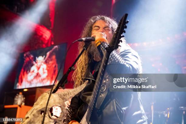 Max Cavalera performs at Great American Music Hall on October 15, 2023 in San Francisco, California.