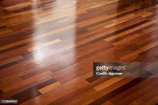 wooden floor - wooden floor stockfoto's en -beelden