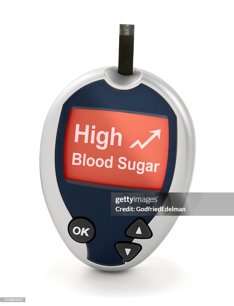 High Blood Sugar on Glucose Meter