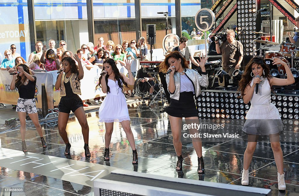 Fifth Harmony Performs Live On NBC "Today"