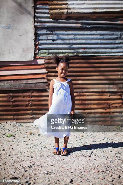 Young African girl in Township, Cape Town, South Africa