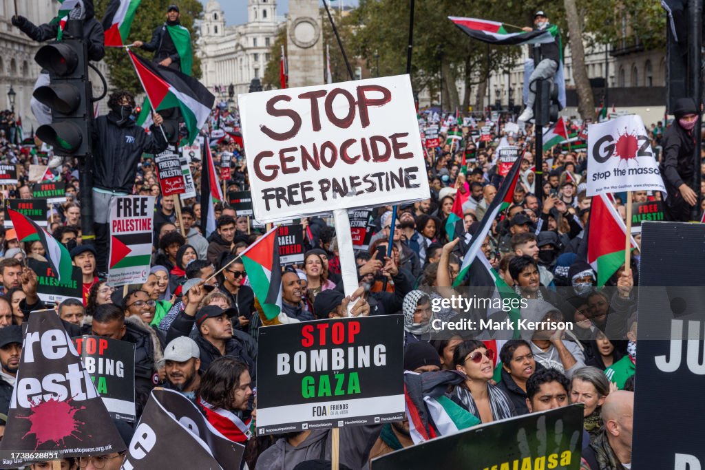 Pro-Palestinian Protest March In London