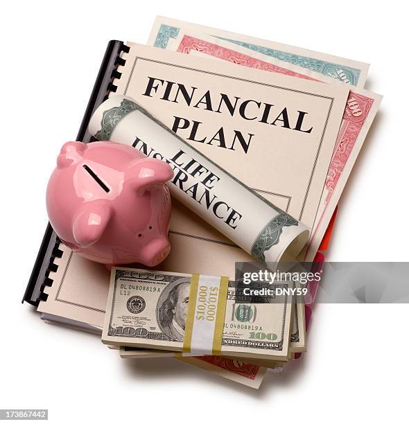 financial plan - life insurance stock pictures, royalty-free photos & images