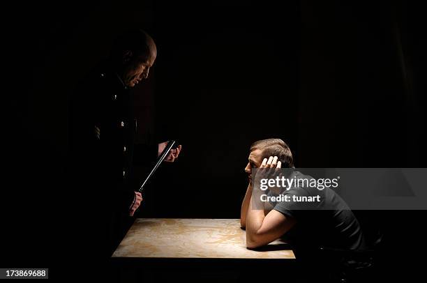 interrogation - interrogation stock pictures, royalty-free photos & images