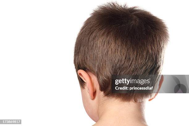 back of head - back of heads stock pictures, royalty-free photos & images