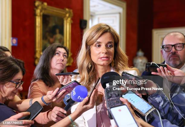The director general of Judicial Infrastructures of the Ministry of Justice, Interior and Victims of the Community of Madrid, Maria del Carmen Martin...