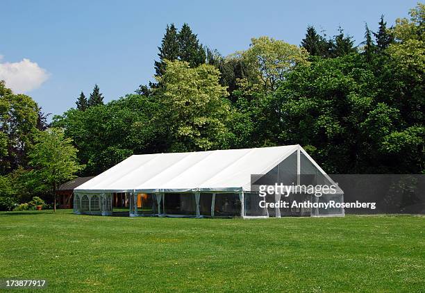 wedding tent - entertainment tent stock pictures, royalty-free photos & images
