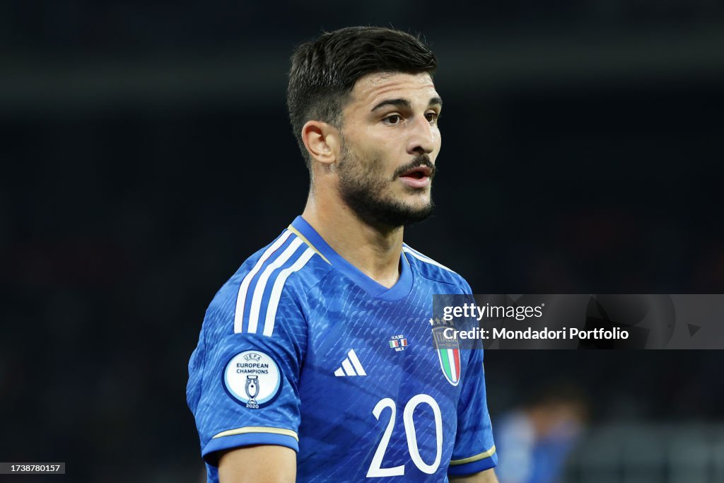 Riccardo Orsolini of Italy during the Euro 2024 Qualifiers 2024 Group Riccardo Orsolini of Italy during the Euro 2024 Qualifiers 2024 Group