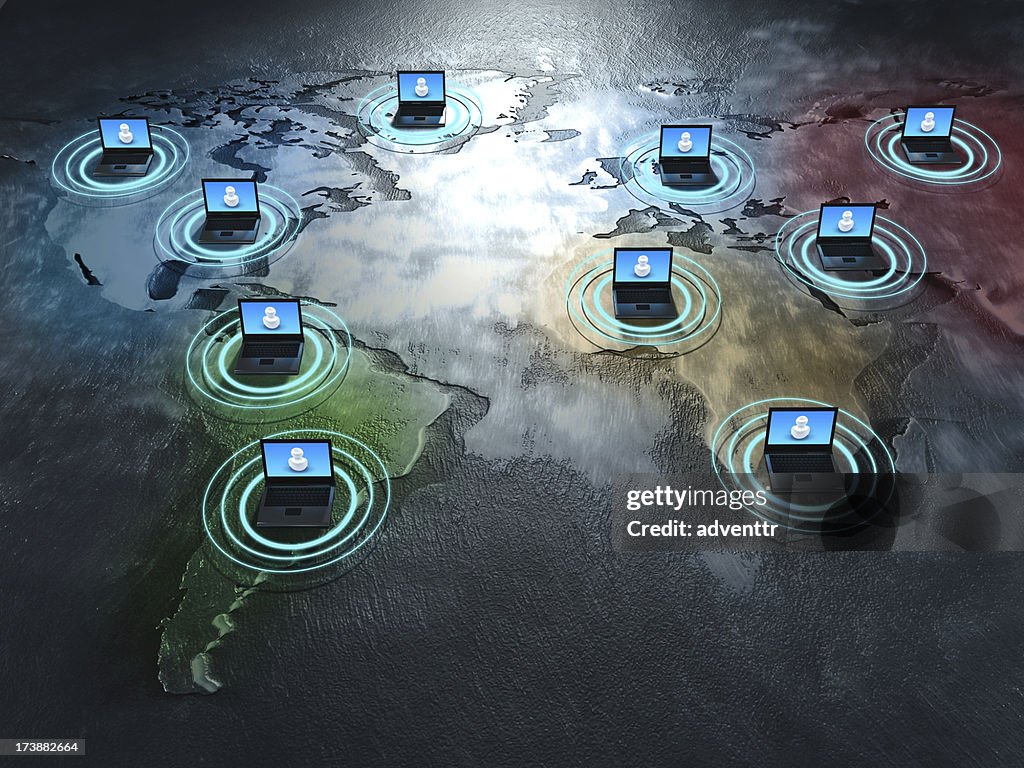 Network Gobal Global Network Concept High-Res Stock Photo - Getty Images