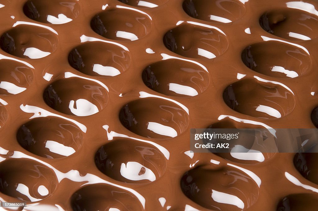 Filled chocolate molds