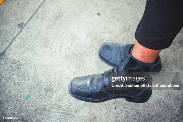 black shoes business man. - sock stock pictures, royalty-free photos & images