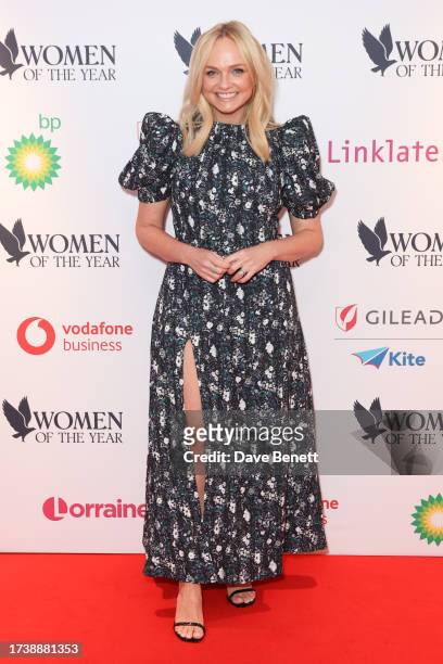 Emma Bunton attends the Women of the Year Lunch & Awards at The Royal Lancaster Hotel on October 16, 2023 in London, England. The awards recognise...