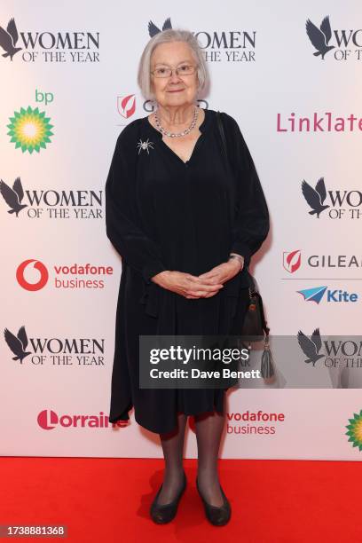 Brenda Hale, Baroness Hale of Richmond attends the Women of the Year Lunch & Awards at The Royal Lancaster Hotel on October 16, 2023 in London,...